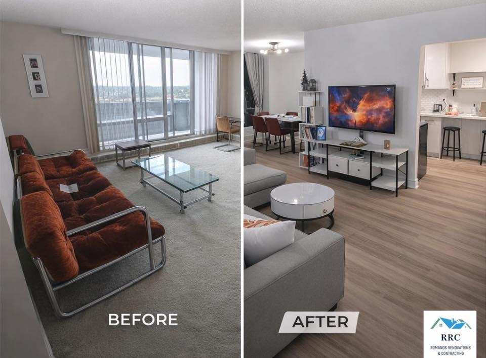 Living Room & Main Floor Renovation